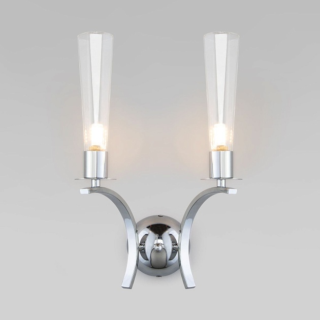 Бра Eurosvet Rosher 60141/2 хром Фото № 5