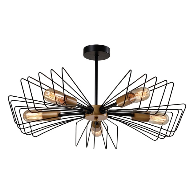 Потолочная люстра Lussole Loft Durham LSP-8796 изображение 1 Потолочная люстра Lussole Loft Durham LSP-8796 Фото № 1