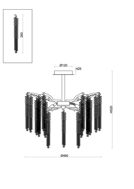 Подвесная люстра Freya Mineral FR1010CL-06G изображение 13 Подвесная люстра Freya Mineral FR1010CL-06G Фото № 13