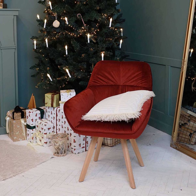 Кресло AksHome Soft красный, велюр 64742 изображение 8 Кресло AksHome Soft красный, велюр 64742 Фото № 8