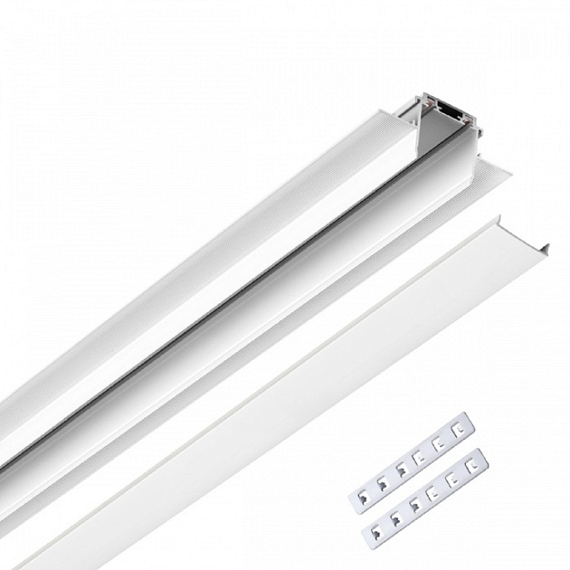 Шинопровод встраиваемый низковольтный Novotech Shino Smal 1 м 135198 Фото № 1