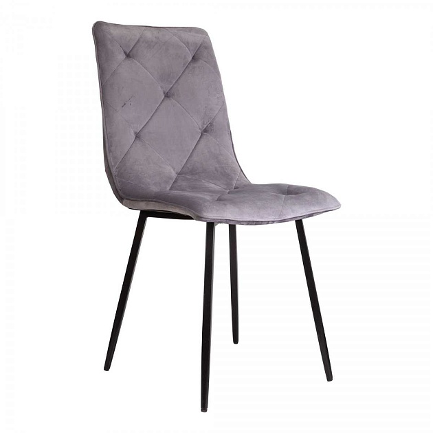 Кухонный стул AksHome Mira светло-серый, велюр 67049 изображение 1 Кухонный стул AksHome Mira светло-серый, велюр 67049 Фото № 1