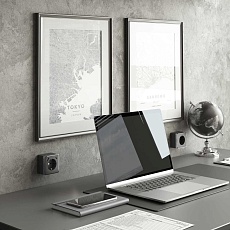 Розетка с заземлением, шторками и USB тип A+C Werkel Gallant графит рифленый W5071704 4690389179617 2