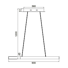 Подвесной светильник Vele Luce Latte VL7121P09 3