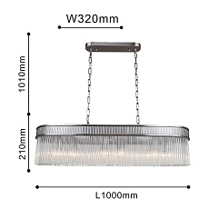 Подвесная люстра Favourite Turris 4201-12P 2