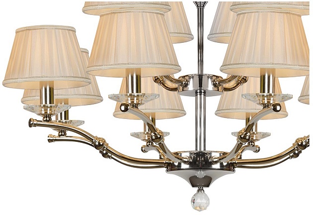 Подвесная люстра iLamp Vivaldi 85125/8+4 CR изображение 3 Подвесная люстра iLamp Vivaldi 85125/8+4 CR Фото № 3