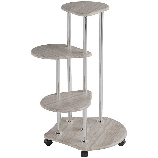 Подставка для цветов Калифорния Троечка дуб беленый 5695716601 изображение 1 Подставка для цветов Калифорния Троечка дуб беленый 5695716601 Фото № 1