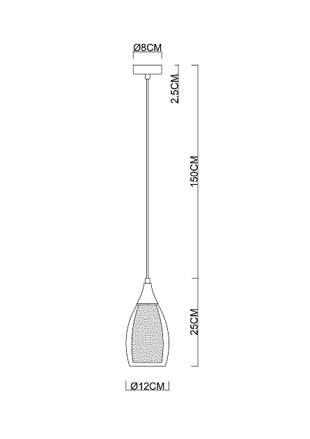 Подвесной светильник Arte Lamp Barry A7951SP-1BK Фото № 2
