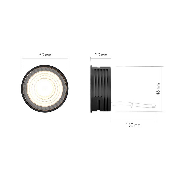 Светодиодный модуль Denkirs DK3000-7W-BK Фото № 7