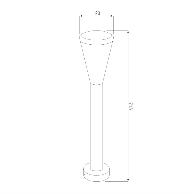 Уличный светильник Elektrostandard 1417 Techno серый a049714 Фото № 4