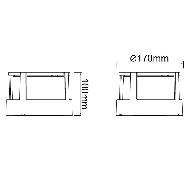 Уличный настенный светодиодный светильник Mantra Creek 8859 Фото № 2
