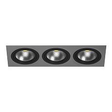 Комплект из светильника и рамки Lightstar Intero 111 (217839+217907+217907+217907) i839070707