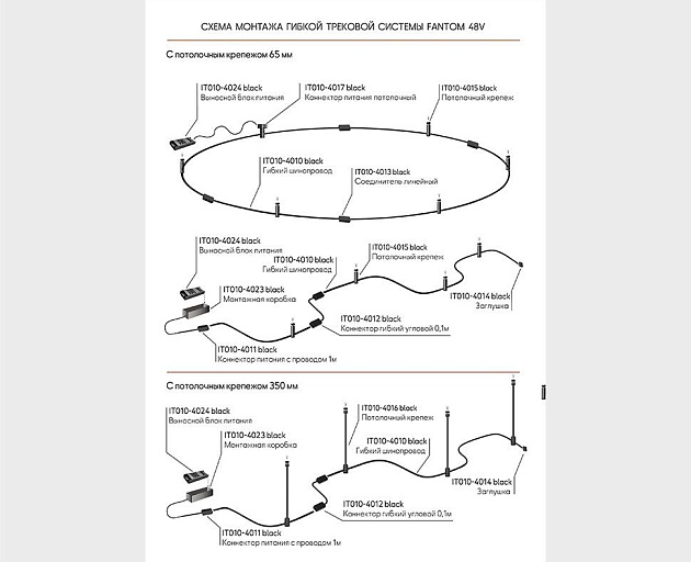 Трековый светодиодный светильник Italline IT010-4018 gold 3000K Фото № 3