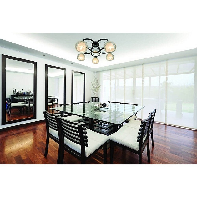 Потолочная люстра Arte Lamp Ginevra A1604PL-5BK Фото № 3