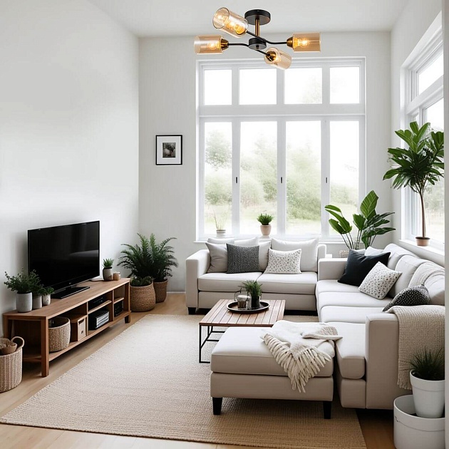 Потолочная люстра Escada Vertigo 1131/4P Black/Gold Фото № 6