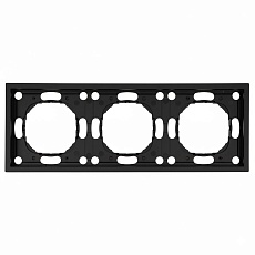 Рамка 3-постовая Stekker Эмили черный уголь PFR00-5003-05 49860