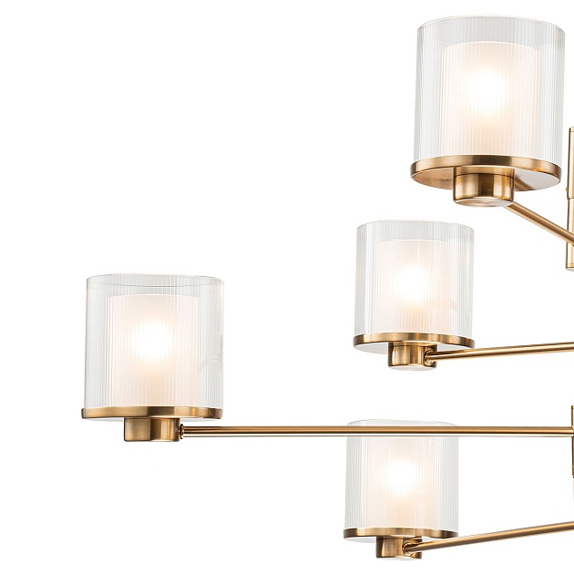 Подвесная люстра Indigo Bilancia 13023/8R Brass V000358 Фото № 3