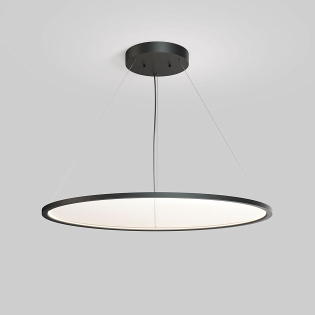 Подвесной горизонтальный светодиодный светильник Denkirs Veil DK6620-BK Фото № 1