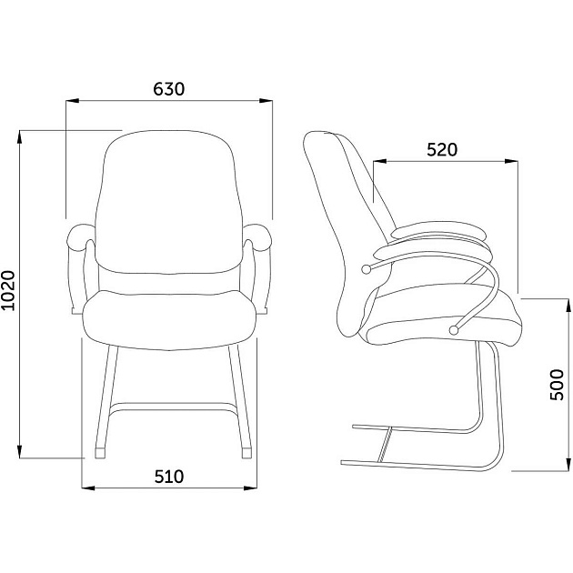 Офисный стул AksHome King коричневый бриллиант, экокожа 69769 изображение 2 Офисный стул AksHome King коричневый бриллиант, экокожа 69769 Фото № 2