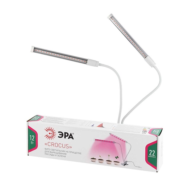 Настольная лампа ЭРА Crocus Fito-20W-Aled Б0039171 Фото № 1