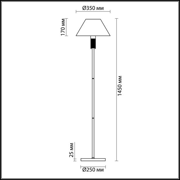 Торшер Lumion Neoclassi Vanessa 4514/1F Фото № 3