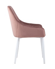 Кухонный стул Stool Group Диана велюр пыльно-розовый (ножки белые) MC101-2 KD HLR-44 2