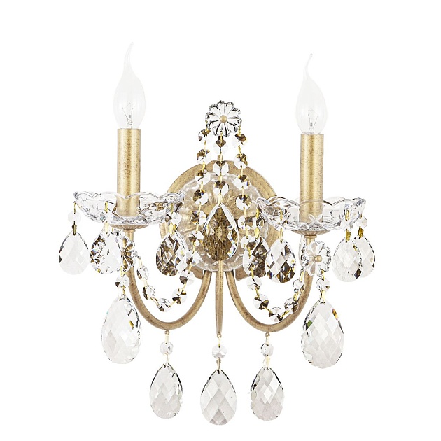 Бра Crystal Lux Odelis AP2 Gold Фото № 3