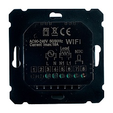Терморегулятор Wi-Fi (механизм), Stekker, 250В, 3500Вт Катрин, GLS00-7119-05, черный 50375 5