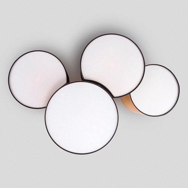 Потолочный светильник TK Lighting 3446 Mona Black/Gold Фото № 4