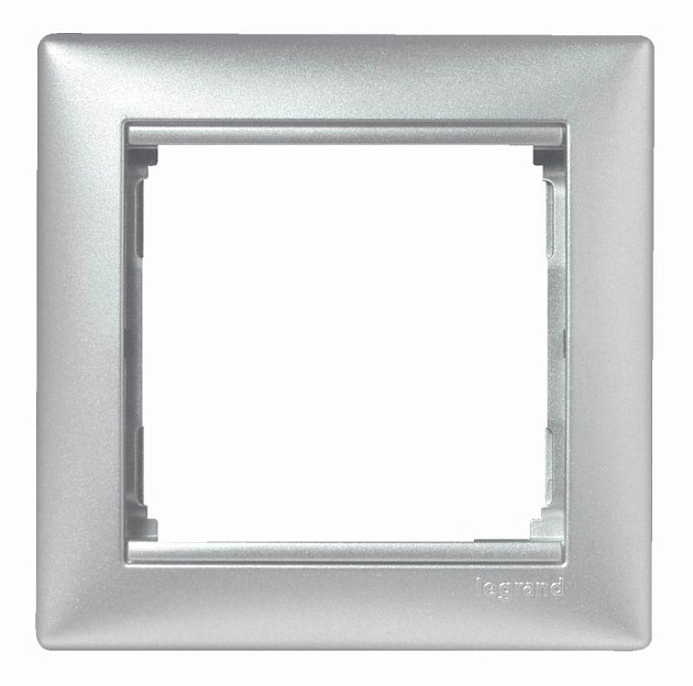 Рамка 1-постовая Legrand Valena алюминий 770151 изображение 1 Рамка 1-постовая Legrand Valena алюминий 770151 Фото № 1