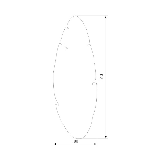 Настенный светильник TK Lighting 4678 Hoja Wood Фото № 2