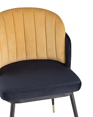 Кухонный стул Stool Group Пенелопа вельвет синий+желтый FDC8054 FUT-78 + FUT-61 1