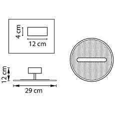 Потолочный светодиодный светильник Lightstar Acrile 738033 4