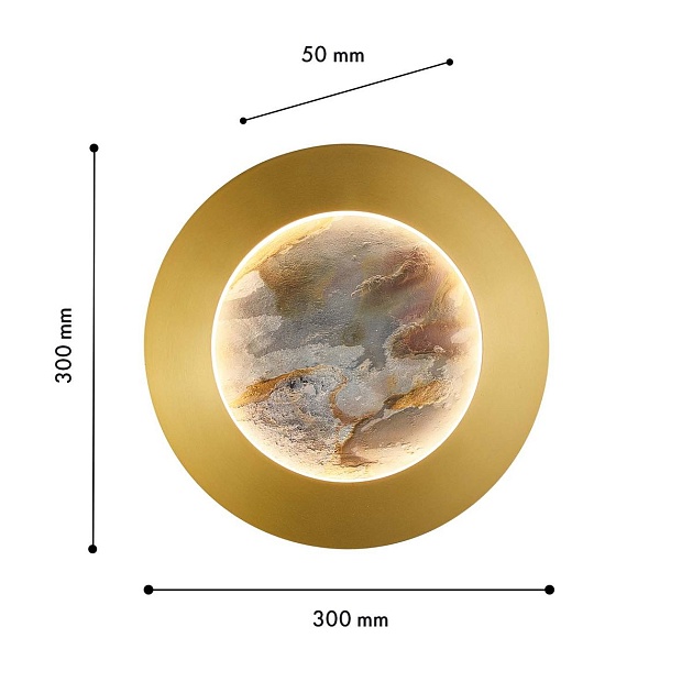 Настенный светодиодный светильник Favourite Lago 4597-1W Фото № 2