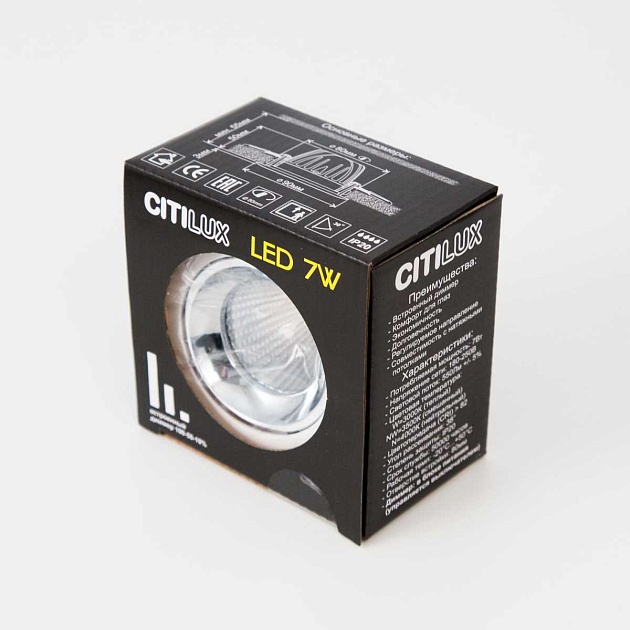 Встраиваемый светодиодный светильник Citilux Альфа CLD001NW1 Фото № 3