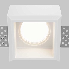 Встраиваемый светильник Maytoni Technical Downlight Gyps Modern DL131-GU10-01-W 1