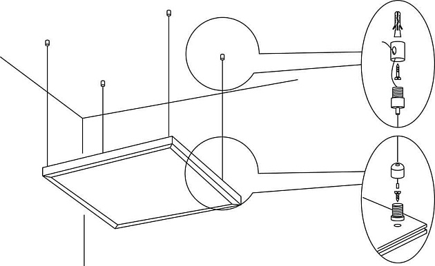 Подвесной комплект Feron для AL2113 LD510 21661 Фото № 2