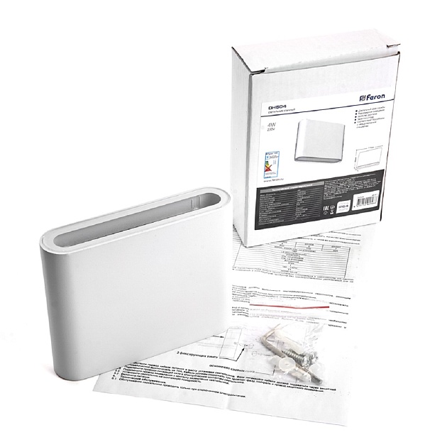 Уличный настенный светодиодный светильник Feron Техно DH504 48361 Фото № 4