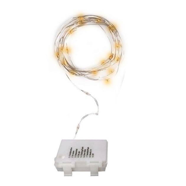 Светодиодная гирлянда ФАZA роса жёлтая DC-G03-50Y Фото № 1