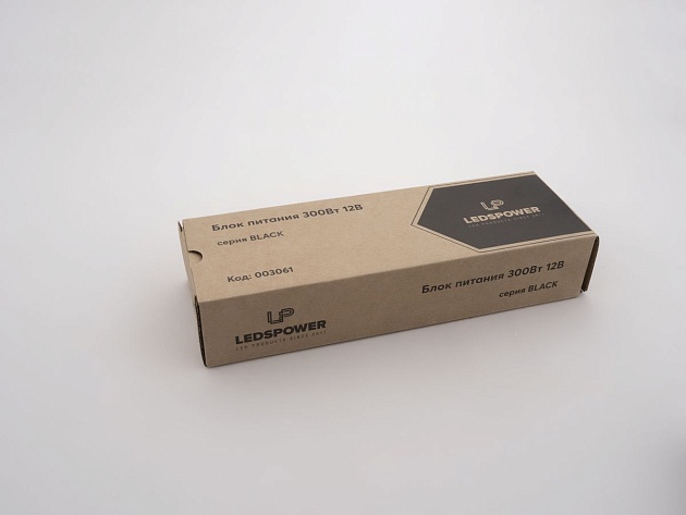 Блок питания LEDS POWER 300Вт 12В BLACK 003061 изображение 1 Блок питания LEDS POWER 300Вт 12В BLACK 003061 Фото № 1