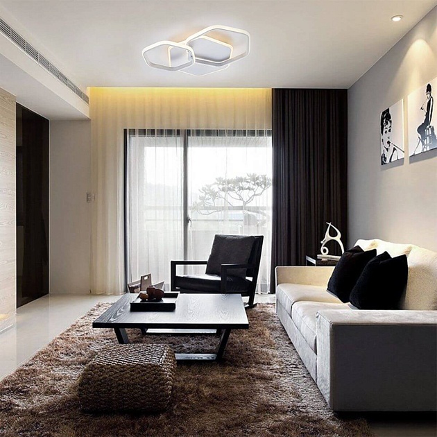 Потолочный светодиодный светильник Escada Satellite 10217/2LED BL Фото № 2