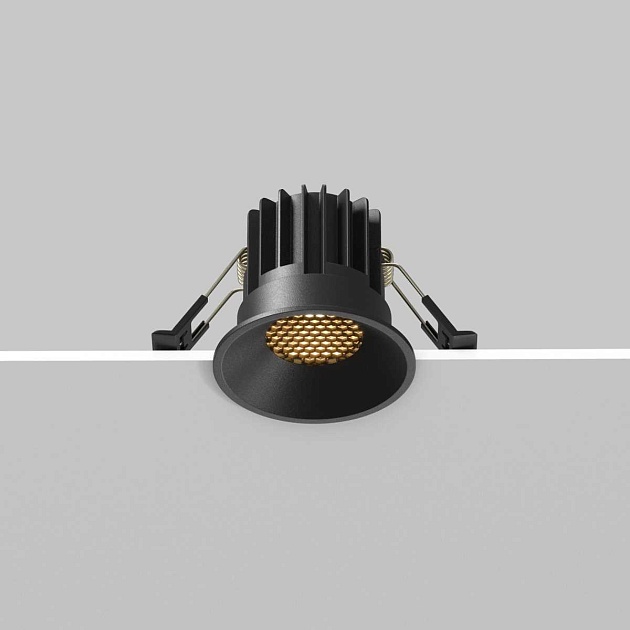 Встраиваемый светильник Maytoni Technical Downlight Round DL058-7W2.7K-B изображение 4 Встраиваемый светильник Maytoni Technical Downlight Round DL058-7W2.7K-B Фото № 4