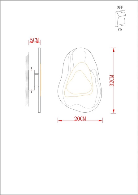 Настенный светодиодный светильник Arte Lamp Libertas A2096AP-5PB Фото № 2