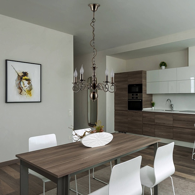 Подвесная люстра Arte Lamp A1129LM-5AB Фото № 5