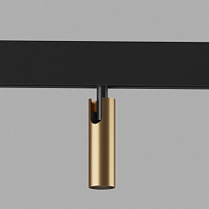 Трековый светодиодный светильник Elektrostandard (Умный дом) Slim Magnetic Dim Cubo 85070/01 латунь a063529 2
