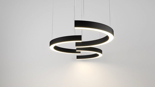 Подвесной светодиодный светильник Siled Nimbus-Half 7370837 Фото № 2