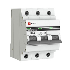 Выключатель нагрузки 3P 80А ВН-125 EKF PROxima SL125-3-80-pro