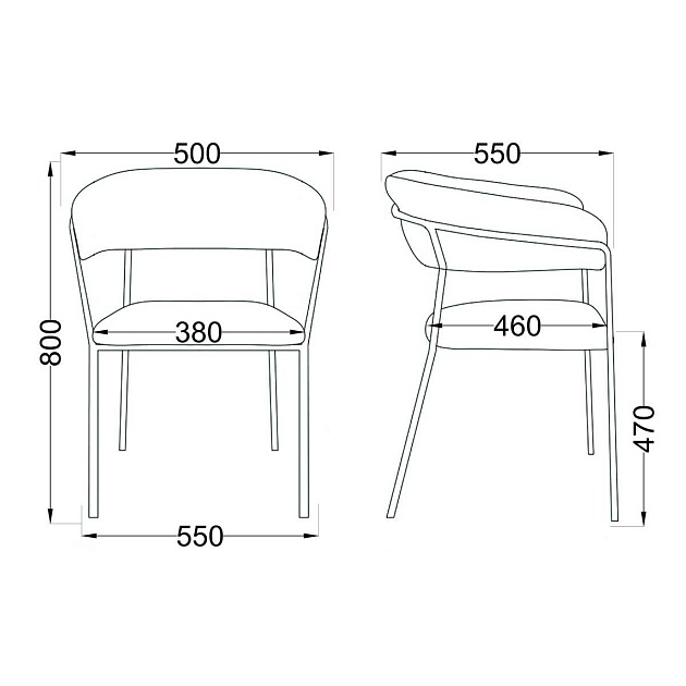 Кресло AksHome Geneva светло-коричневый, велюр 65592 изображение 2 Кресло AksHome Geneva светло-коричневый, велюр 65592 Фото № 2