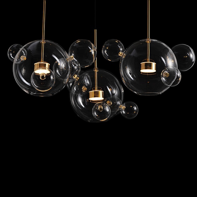 Подвесная светодиодная люстра Loft IT Bolle 2027-S3 изображение 5 Подвесная светодиодная люстра Loft IT Bolle 2027-S3 Фото № 5