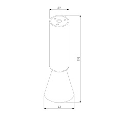 Светодиодный спот Elektrostandard Piks 25107/LED a066495 1
